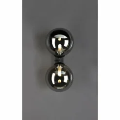 Suspension Verre Fumé-Luce Design Applique murale NEPTUN Noir, 2 lumières