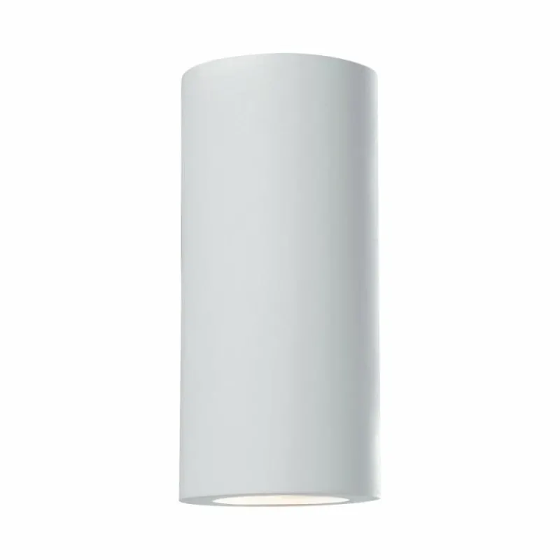 Luce Design Applique murale Banjie peut être peint avec de la peinture ordinaire, Blanc, 2 lumières* Appliques