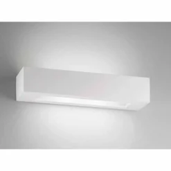 Luce Design Applique murale Candida peut être peint avec de la peinture ordinaire, Blanc, 2 lumières* Appliques