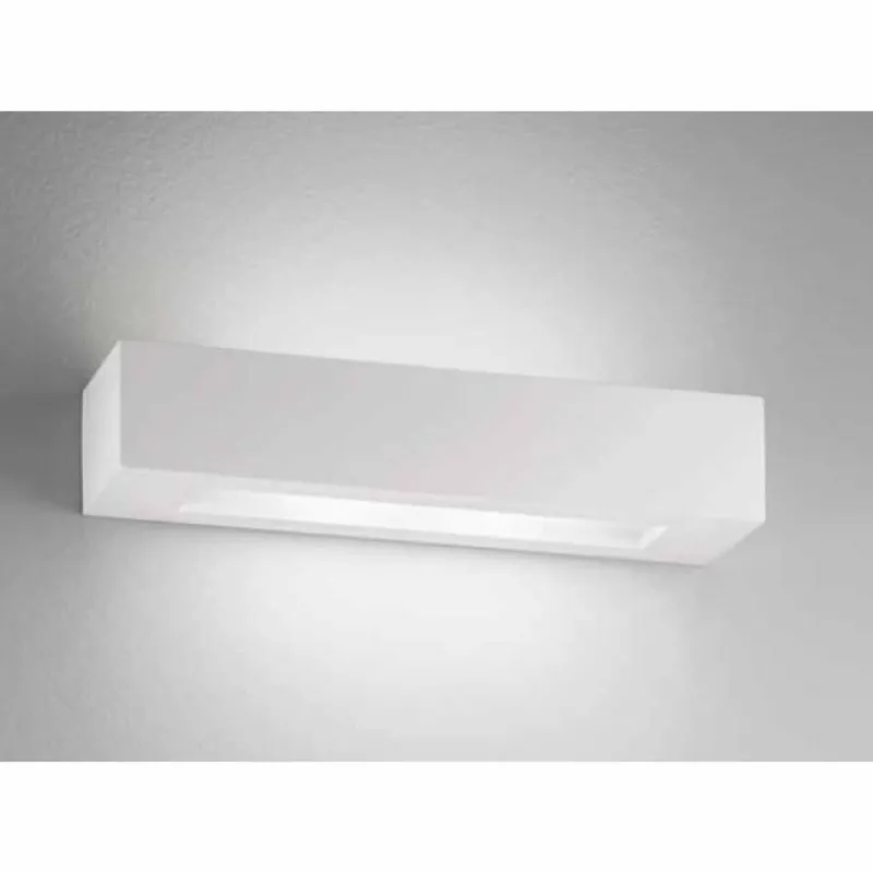 Luce Design Applique murale Candida peut être peint avec de la peinture ordinaire, Blanc, 2 lumières* Appliques