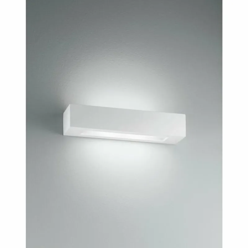 Luce Design Applique murale Candida peut être peint avec de la peinture ordinaire, Blanc, 2 lumières* Appliques