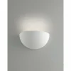 Luce Design Applique murale Moritz peut être peint avec de la peinture ordinaire, Blanc, 1 lumière* Appliques