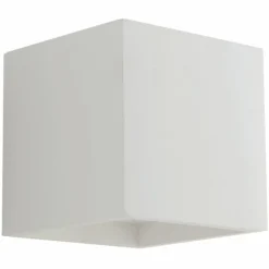 Luce Design Applique murale Rubik peut être peint avec de la peinture ordinaire, Blanc, 1 lumière* Appliques