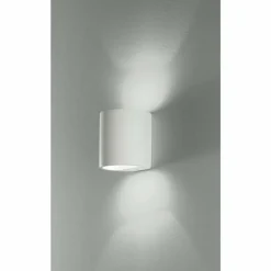 Luce Design Applique murale Shine peut être peint avec de la peinture ordinaire, Blanc, 1 lumière* Appliques
