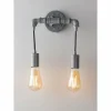 Lampes Industrielles-Luce Design Applique murale Luce-Design Amarcord Zingué, 2 lumières