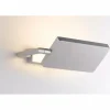 Luce Design Applique murale Luce-Design Book LED Argenté, 1 lumière* Éclairage Led