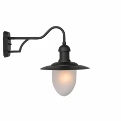Luminaires Rustiques-Luminaires Lucide Applique murale Lucide ARUBA Noir, 1 lumière