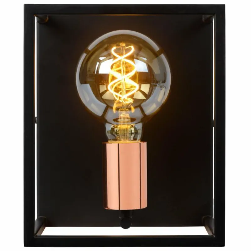 Lampes Vintages & Rétros-Luminaires Lucide Applique murale Lucide ARTHUR Noir, 1 lumière