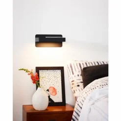 Luminaires Lucide Applique murale Lucide ATKIN LED Noir, 1 lumière* Éclairage Led