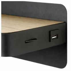 Luminaires Lucide Applique murale Lucide ATKIN LED Noir, 1 lumière* Éclairage Led