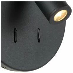 Luminaires Lucide Applique murale Lucide BENTJER LED Noir, 1 lumière* Éclairage Led