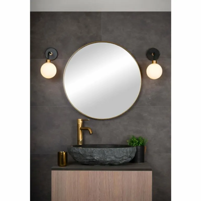 Luminaires Lucide Applique murale Lucide BEREND Noir, 1 lumière