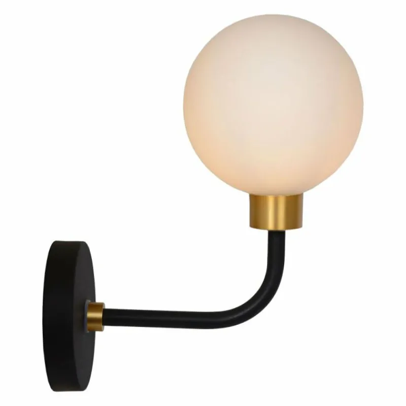 Luminaires Lucide Applique murale Lucide BEREND Noir, 1 lumière