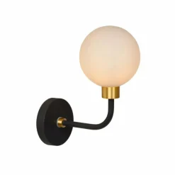 Luminaires Lucide Applique murale Lucide BEREND Noir, 1 lumière