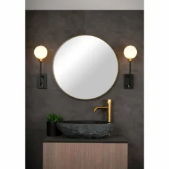 Luminaires Lucide Applique murale Lucide BEREND Noir, 1 lumière