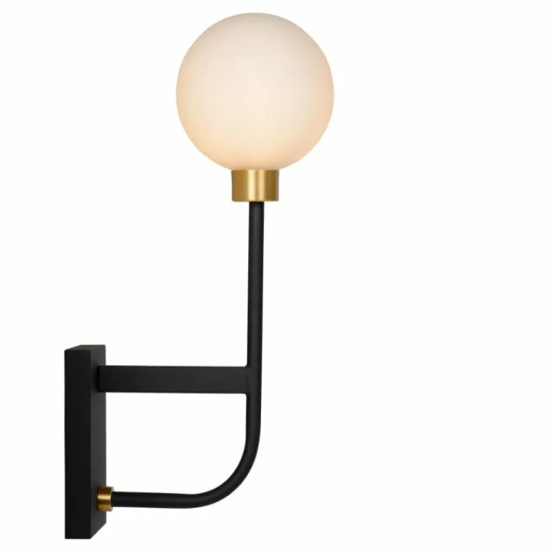 Luminaires Lucide Applique murale Lucide BEREND Noir, 1 lumière