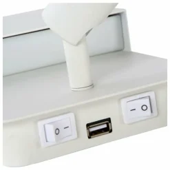 Luminaires Lucide Applique murale Lucide BOXER LED Blanc, 2 lumières* Appliques