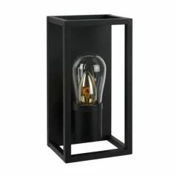 Luminaires Rustiques-Luminaires Lucide Applique murale Lucide CARLYN Noir, 1 lumière