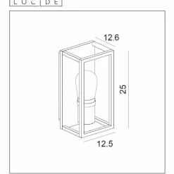 Luminaires Rustiques-Luminaires Lucide Applique murale Lucide CARLYN Blanc, 1 lumière