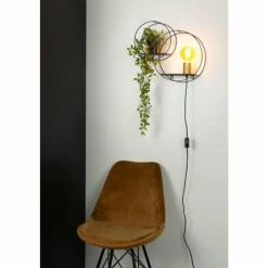 Luminaires Lucide Applique murale Lucide CIRCLE Noir, 1 lumière* Appliques