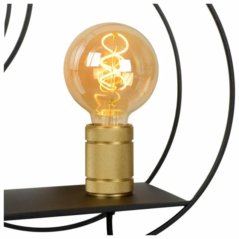 Luminaires Lucide Applique murale Lucide CIRCLE Noir, 1 lumière* Appliques