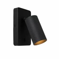 Luminaires Lucide Applique murale Lucide CLUBS Noir, 1 lumière* Spots Et Projecteurs