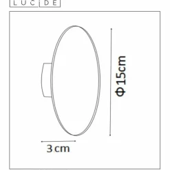 Luminaires Lucide Applique murale Lucide EKLYPS LED Noir, 1 lumière* Appliques