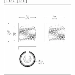 Luminaires Lucide Applique murale Lucide ERYN Chrome, 1 lumière