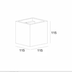 Luminaires Lucide Applique murale Lucide GIPSY Blanc, 1 lumière* Appliques