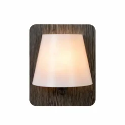 Luminaires Rustiques-Luminaires Lucide Applique murale Lucide IDAHO Gris, 1 lumière