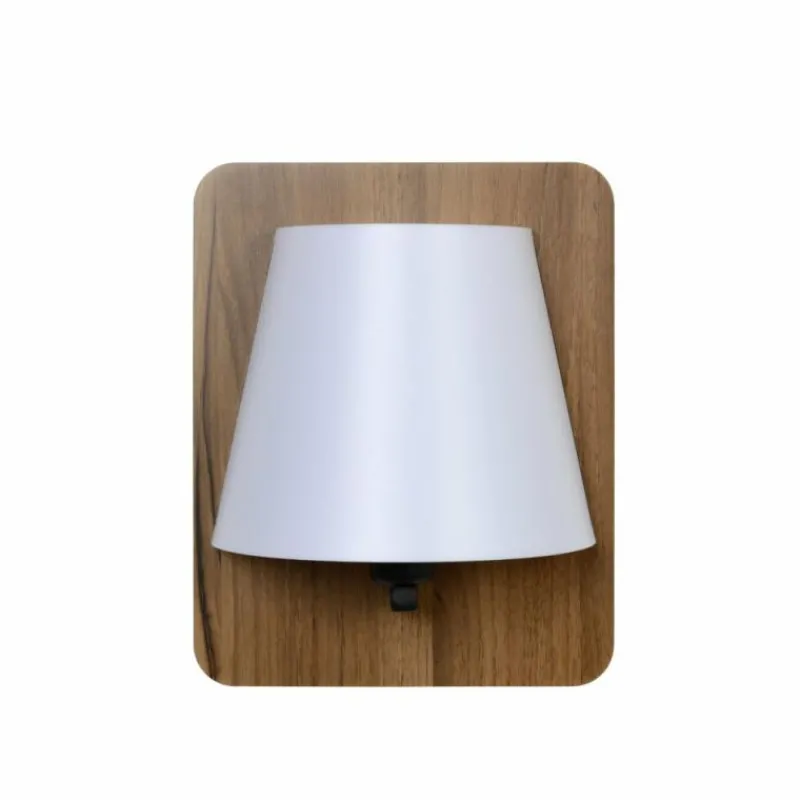 Luminaires Rustiques-Luminaires Lucide Applique murale Lucide IDAHO Bois foncé, 1 lumière