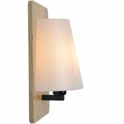 Luminaires Rustiques-Luminaires Lucide Applique murale Lucide IDAHO Bois foncé, 1 lumière