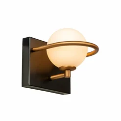 Luminaires Lucide Applique murale Lucide ISOBEL Laiton, Noir, 1 lumière