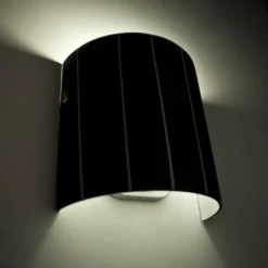 Luminaires Lucide Applique murale Lucide Lino Noir, 1 lumière