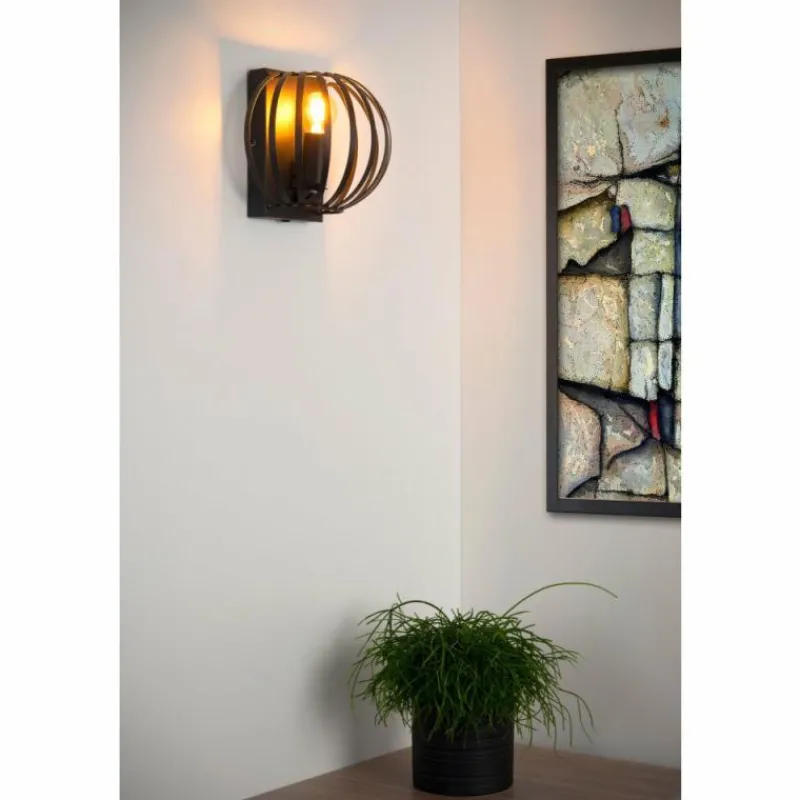 Luminaires Lucide Applique murale Lucide MANUELA Noir, 1 lumière* Appliques