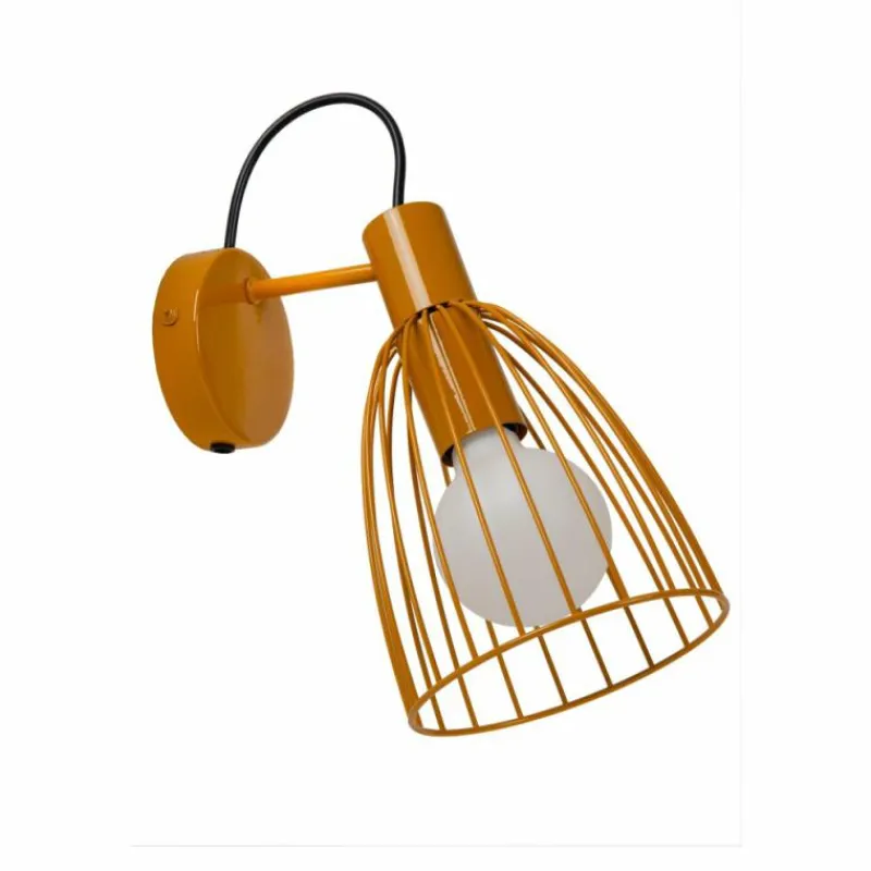 Luminaires Lucide Applique murale Lucide MACARONS Jaune, 1 lumière* Appliques