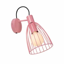 Luminaires Lucide Applique murale Lucide MACARONS Rose, 1 lumière* Appliques