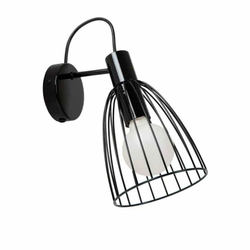 Luminaires Lucide Applique murale Lucide MACARONS Noir, 1 lumière* Appliques