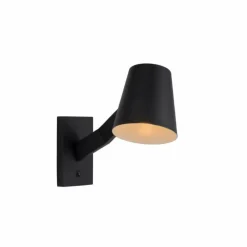 Luminaires Scandinaves-Luminaires Lucide Applique murale Lucide MIZUKO Noir, 1 lumière