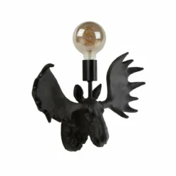 Luminaires Lucide Applique murale Lucide MOOSE Noir, 1 lumière* Appliques