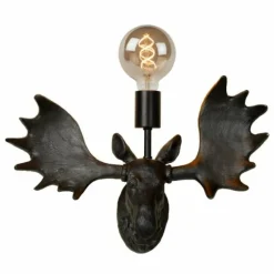 Luminaires Lucide Applique murale Lucide MOOSE Noir, 1 lumière* Appliques