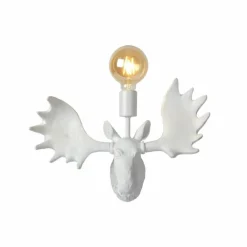 Luminaires Lucide Applique murale Lucide MOOSE Blanc, 1 lumière* Appliques
