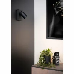 Luminaires Lucide Applique murale Lucide NIGEL LED Noir, 1 lumière* Éclairage Led
