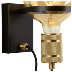 Luminaires Scandinaves-Luminaires Lucide Applique murale Lucide OTTELIEN Noir, 1 lumière