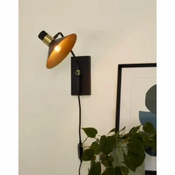 Luminaires Lucide Applique murale Lucide PEPIJN Noir, 1 lumière* Appliques