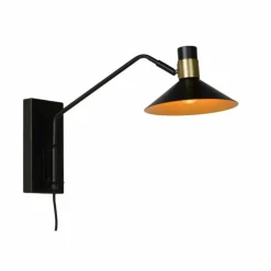 Luminaires Lucide Applique murale Lucide PEPIJN Noir, 1 lumière* Appliques
