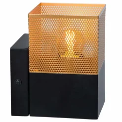 Lampes Dorées-Luminaires Lucide Applique murale Lucide RENATE Noir, 1 lumière