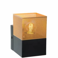 Lampes Dorées-Luminaires Lucide Applique murale Lucide RENATE Noir, 1 lumière