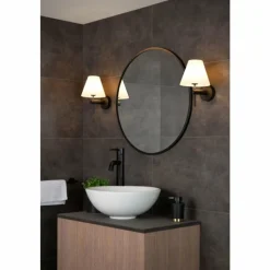 Luminaires Lucide Applique murale Lucide ROXY Noir, 1 lumière