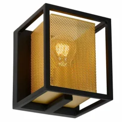 Lampes Dorées-Luminaires Lucide Applique murale Lucide SANSA Noir, 1 lumière